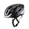 Casque trottinette Noir connecté LED blanche allumée face avant