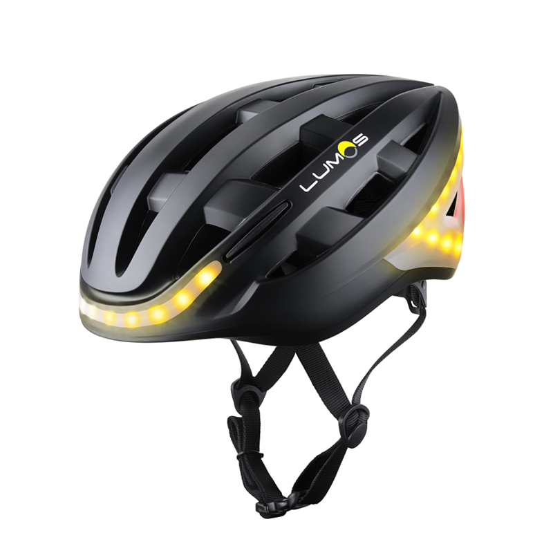 Casque Noir connecté à LED pour trottinettes électriques